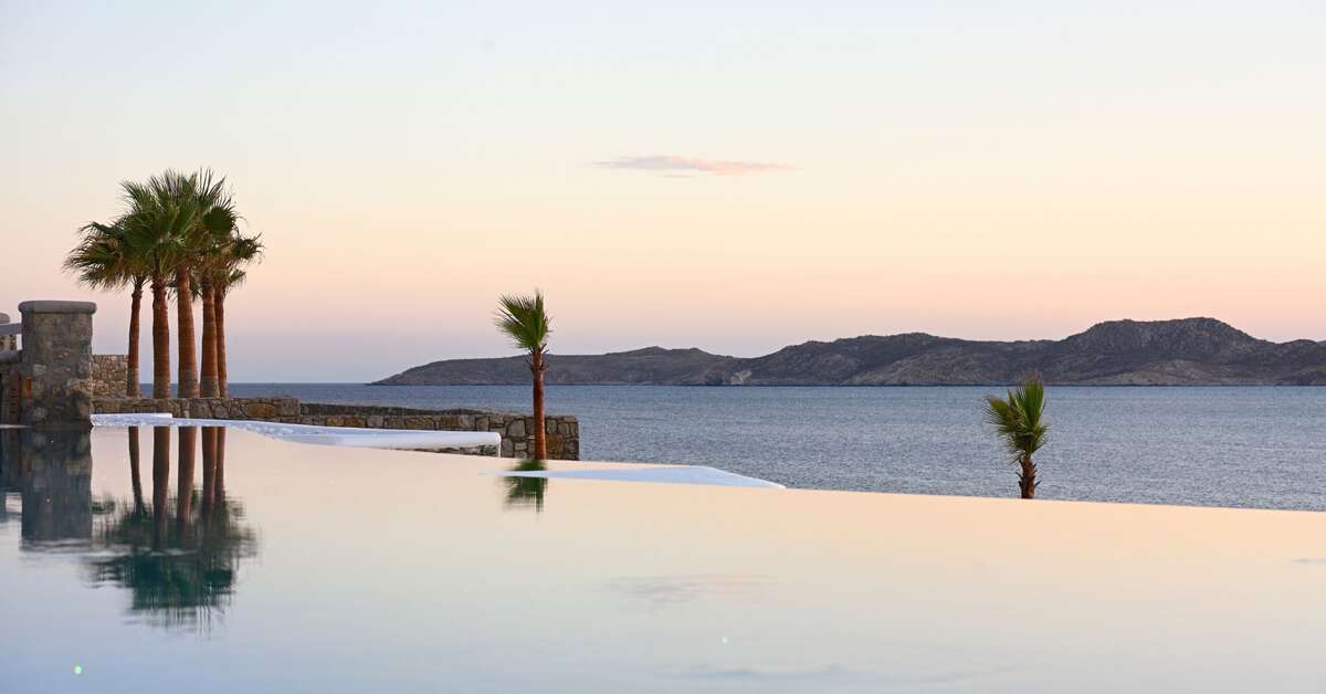 Een foto van het zwembad bij Anax Resort & Spa