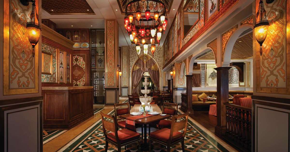Een foto van het interieur van Jumeirah Zabeel Saray
