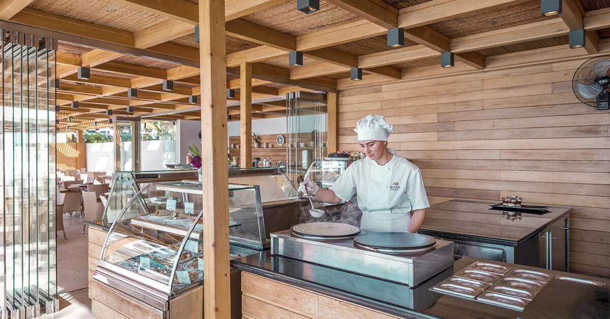Een foto van de faciliteiten bij Mitsis Faliraki Beach Hotel & Spa