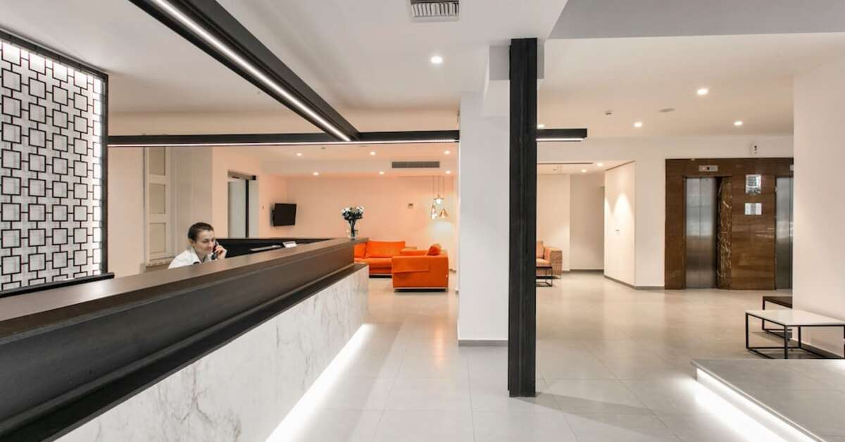 Een foto van het interieur van Athens Cypria Hotel