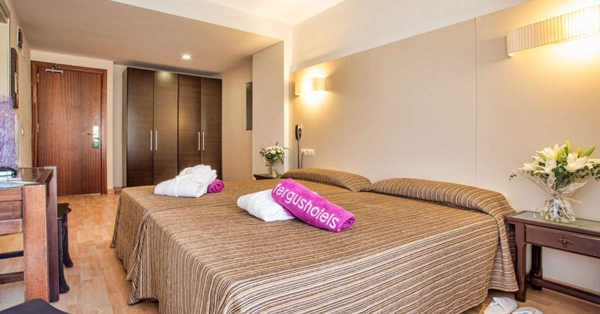 Een foto van een overzicht van Hotel Espanya