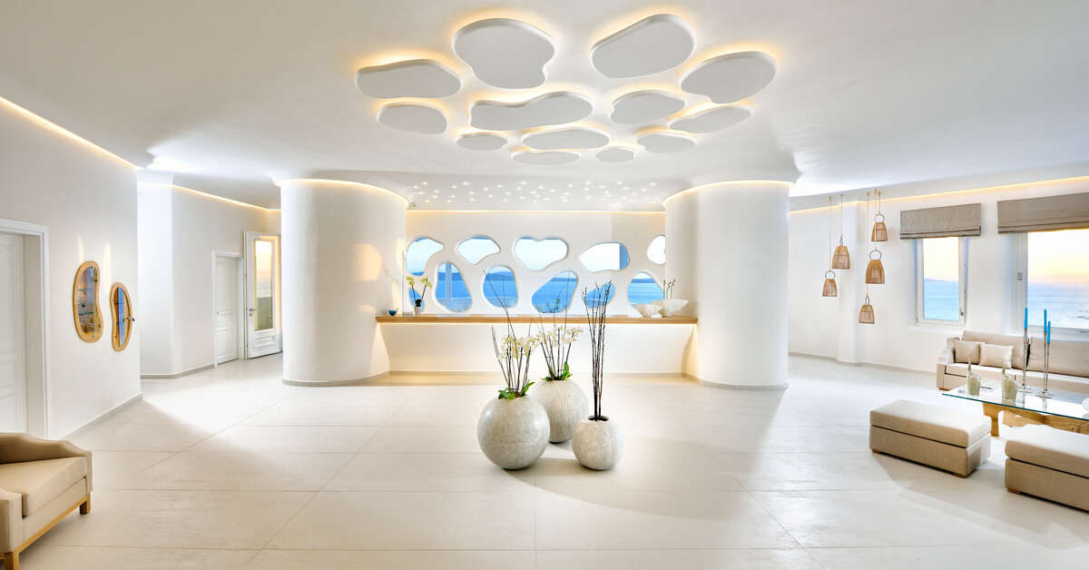Een foto van het interieur van Anax Resort & Spa