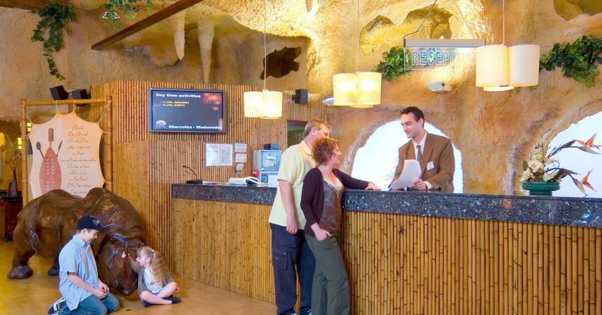 Een foto van het interieur van Hotel Magic Aqua Rock Gardens