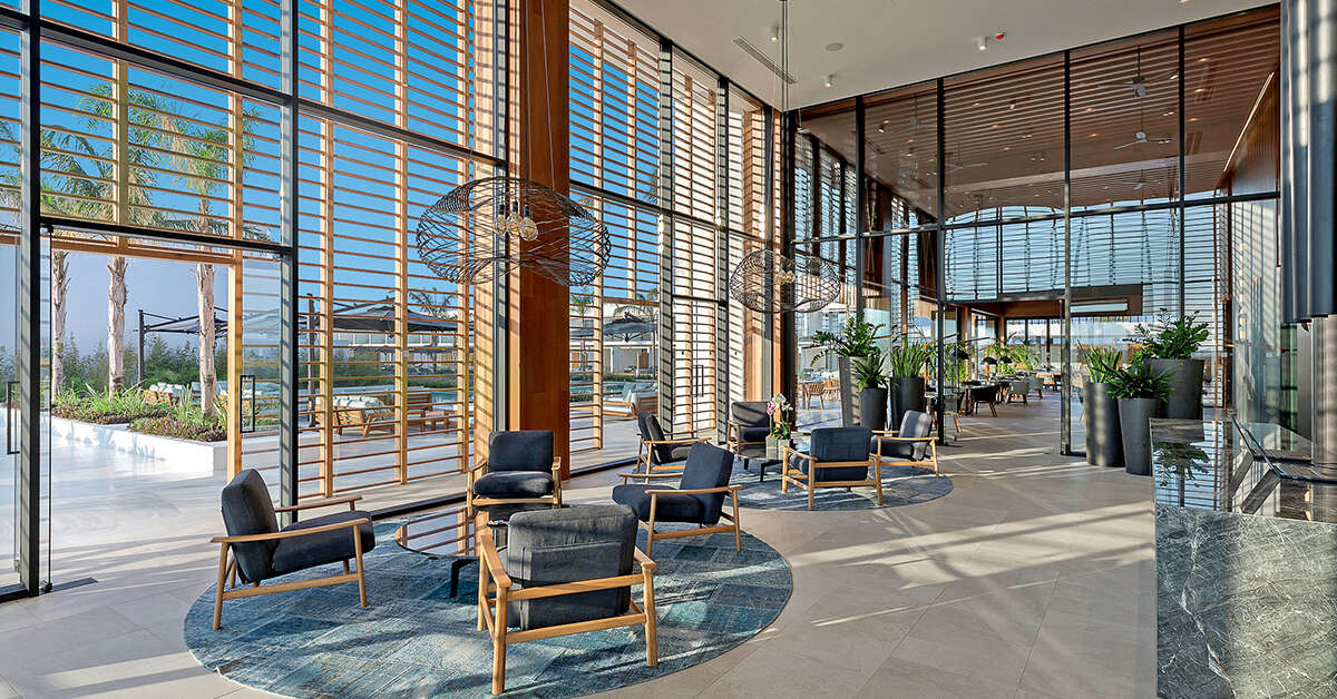 Een foto van het interieur van D’Andrea Lagoon Suites