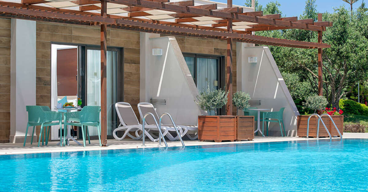 Een foto van het zwembad bij Hotel Baia Lara