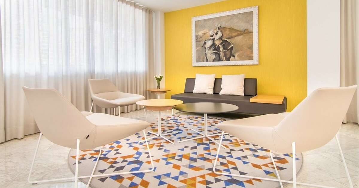Een foto van het interieur van Hotel Prince Park