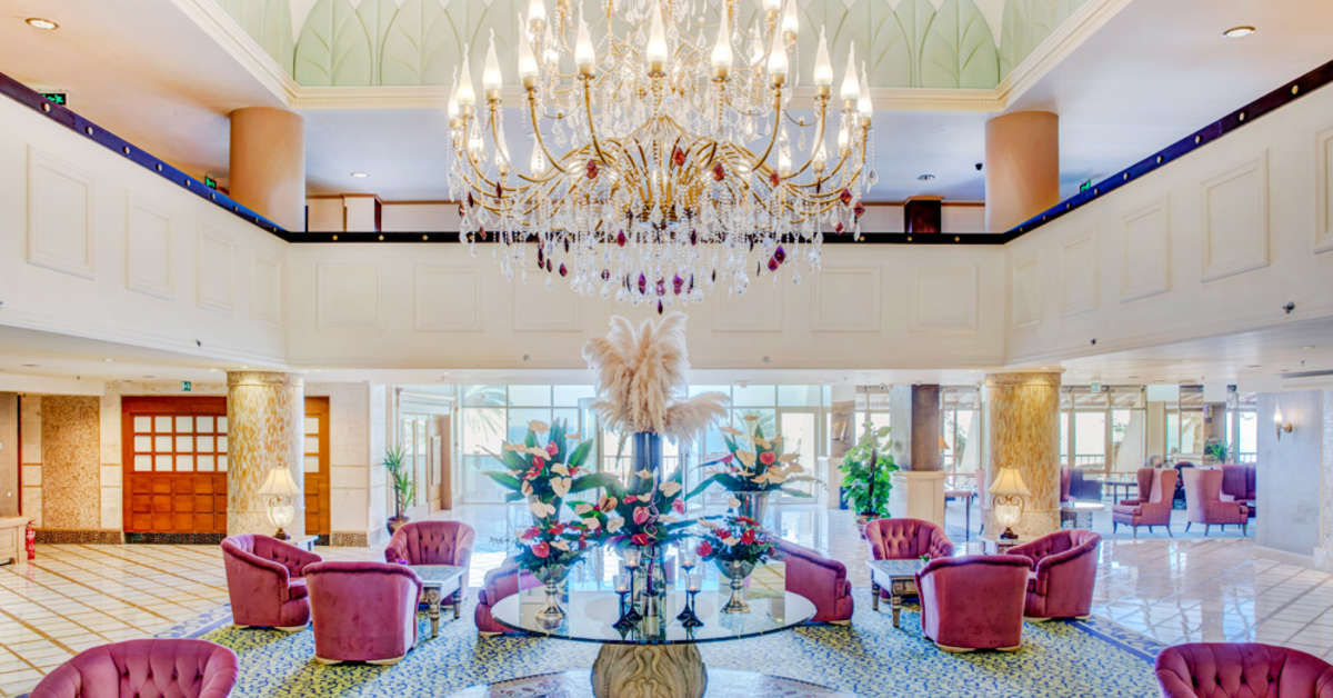 Een foto van het interieur van Merit Park Hotel & Casino