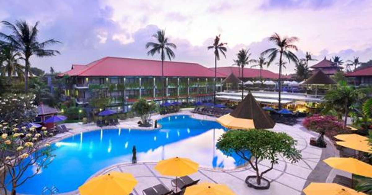 Een foto van een overzicht van Bali Dynasty Resort
