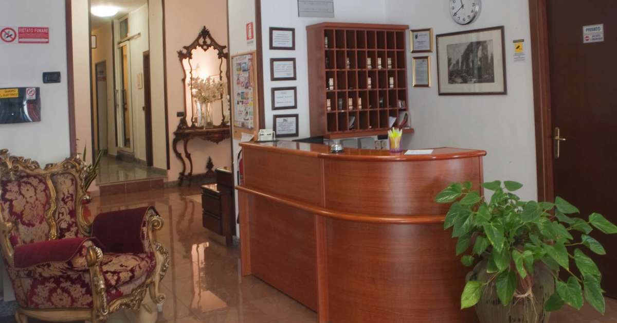 Een foto van het interieur van Hotel Antico Acquedotto