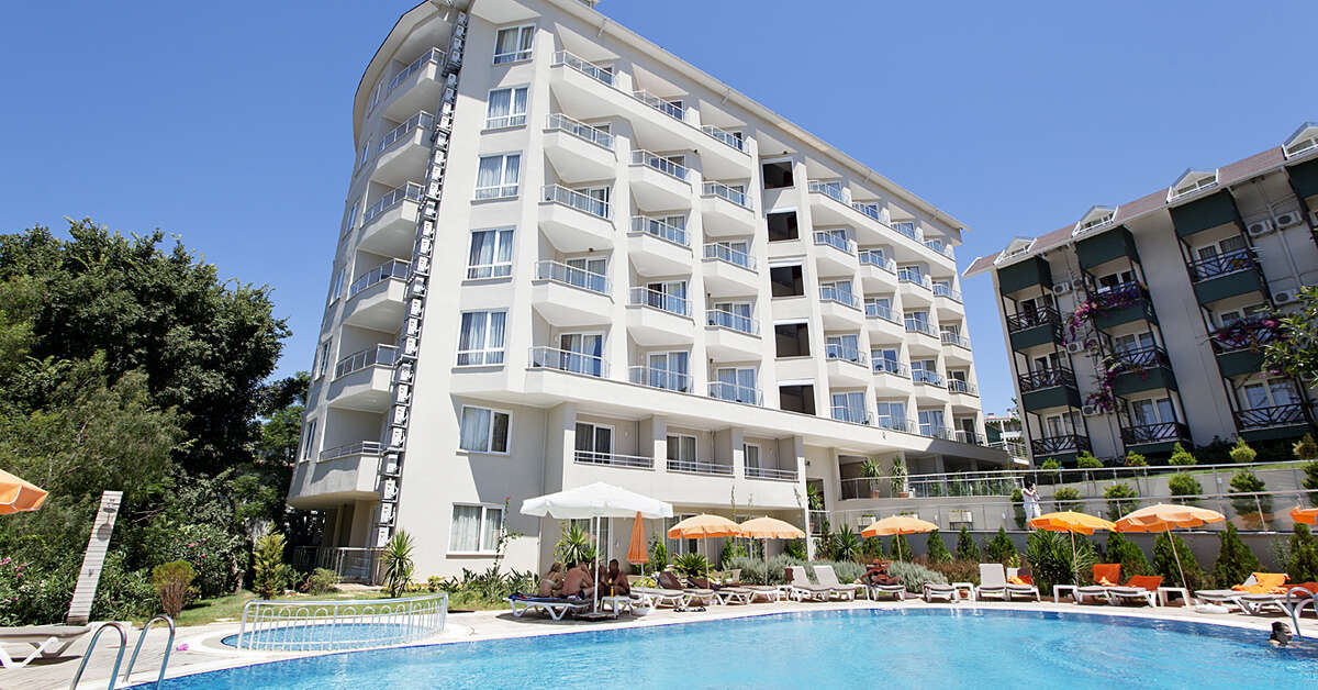 Ein Foto vom Pool im Justiniano Club Alanya