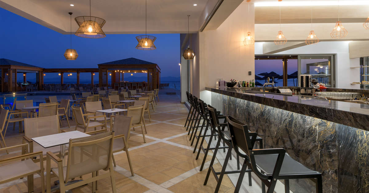 Een foto van de faciliteiten bij Avra Beach Resort Hotel & Bungalows