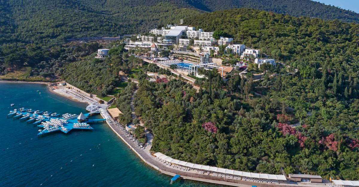 Een foto van de buitenkant van Duja Bodrum Hotel