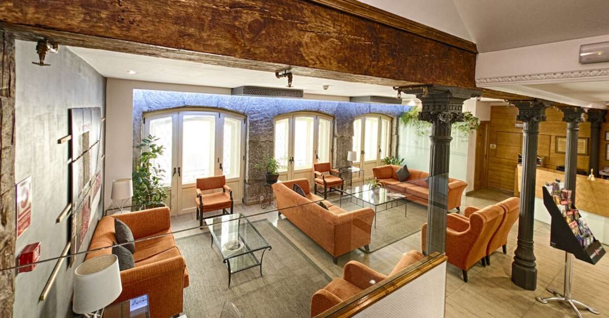 Een foto van het interieur van Hotel San Lorenzo