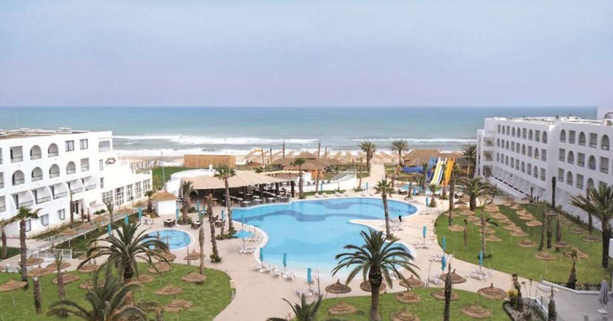 Een foto van het zwembad bij Vincci Nozha Beach & Spa
