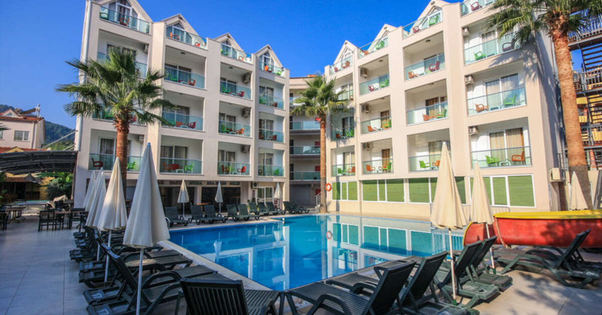 Een foto van het zwembad bij Hotel Palmea
