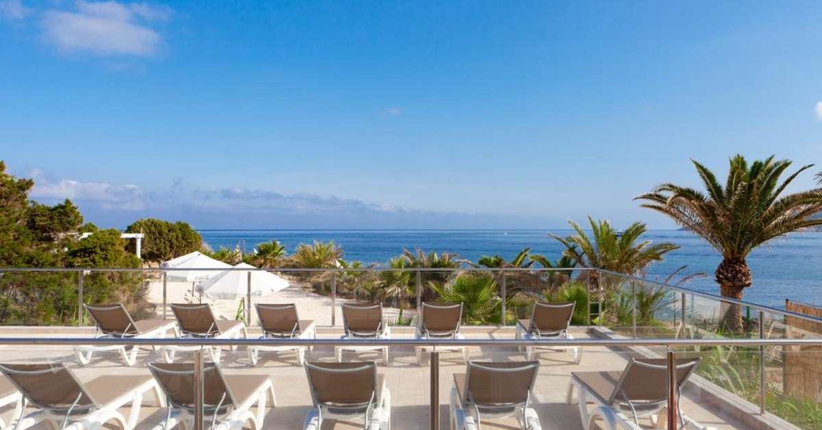 Ein Foto von der Terrasse im Marvell Club Aparthotel