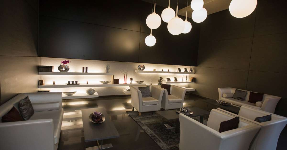Een foto van het interieur van Eurostars Palazzo Zichy