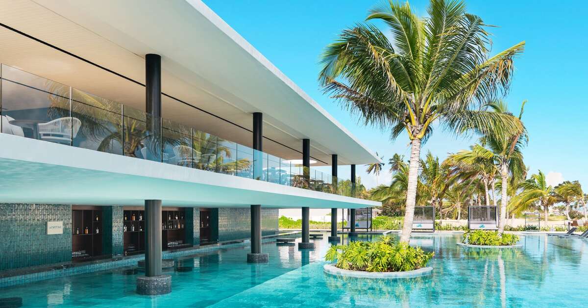 Ein Foto von den Einrichtungen im Live Aqua Beach Resort Punta Cana