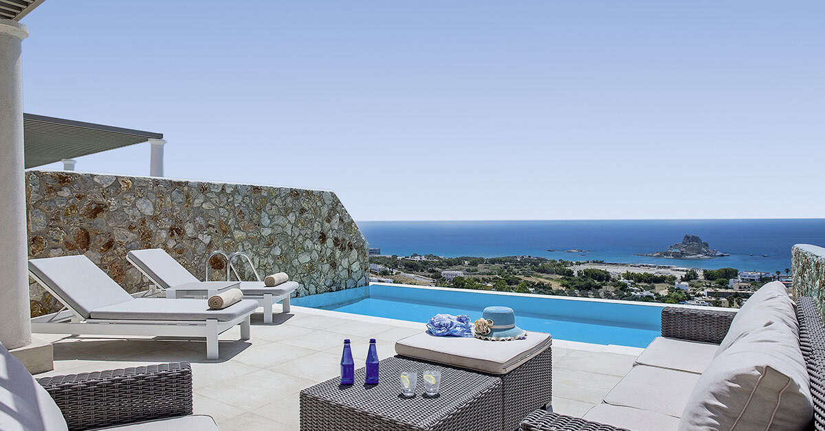 Een foto van White Rock of Kos