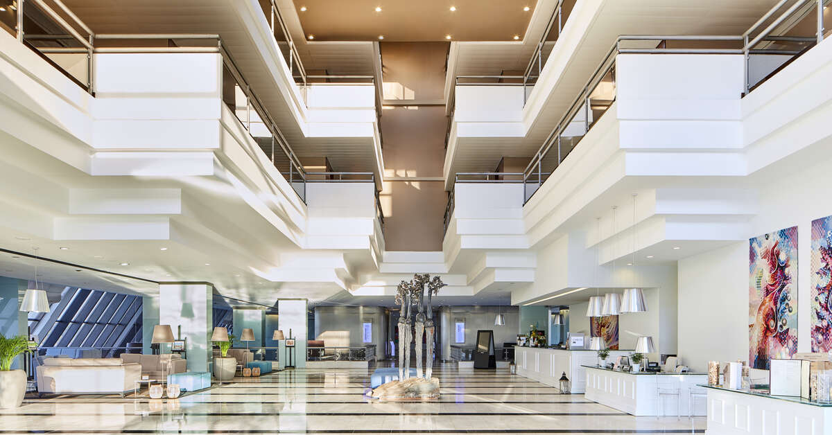 Een foto van het interieur van Tivoli Marina Vilamoura Hotel