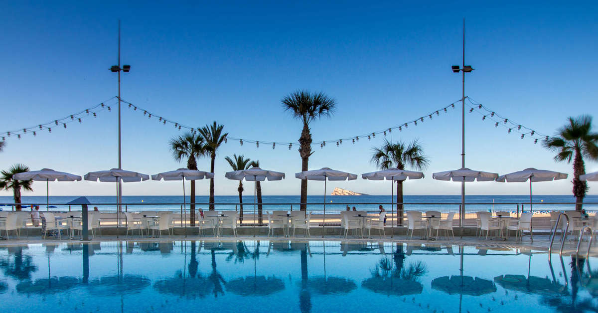Een foto van het zwembad bij Hotel Cimbel