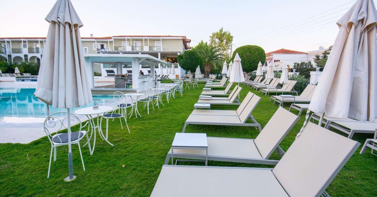 Een foto van het terras bij Zante Park Resort & Spa