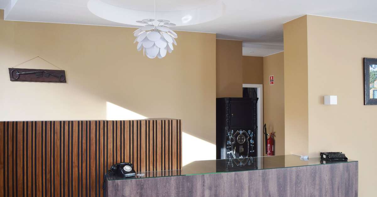 Een foto van het interieur van Hotel Solar do Bom Jesus