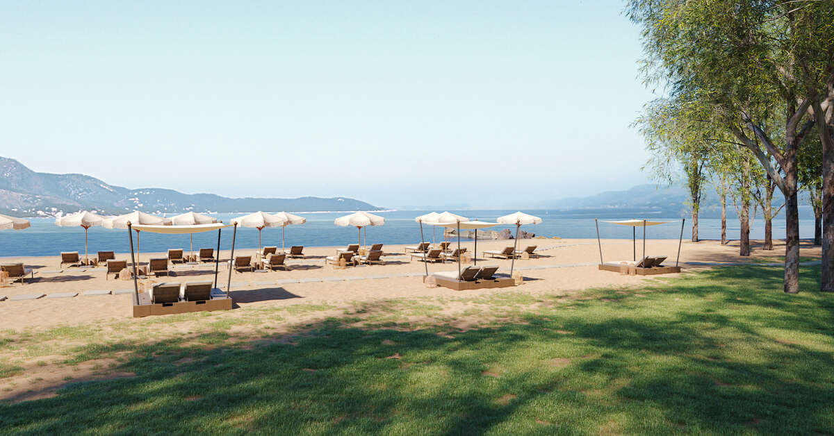 Een foto van het terras bij Kerkyra Blue Hotel & Spa