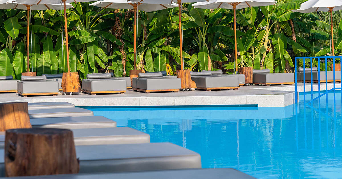 Ein Foto vom Pool im Diamond Boutique Hotel