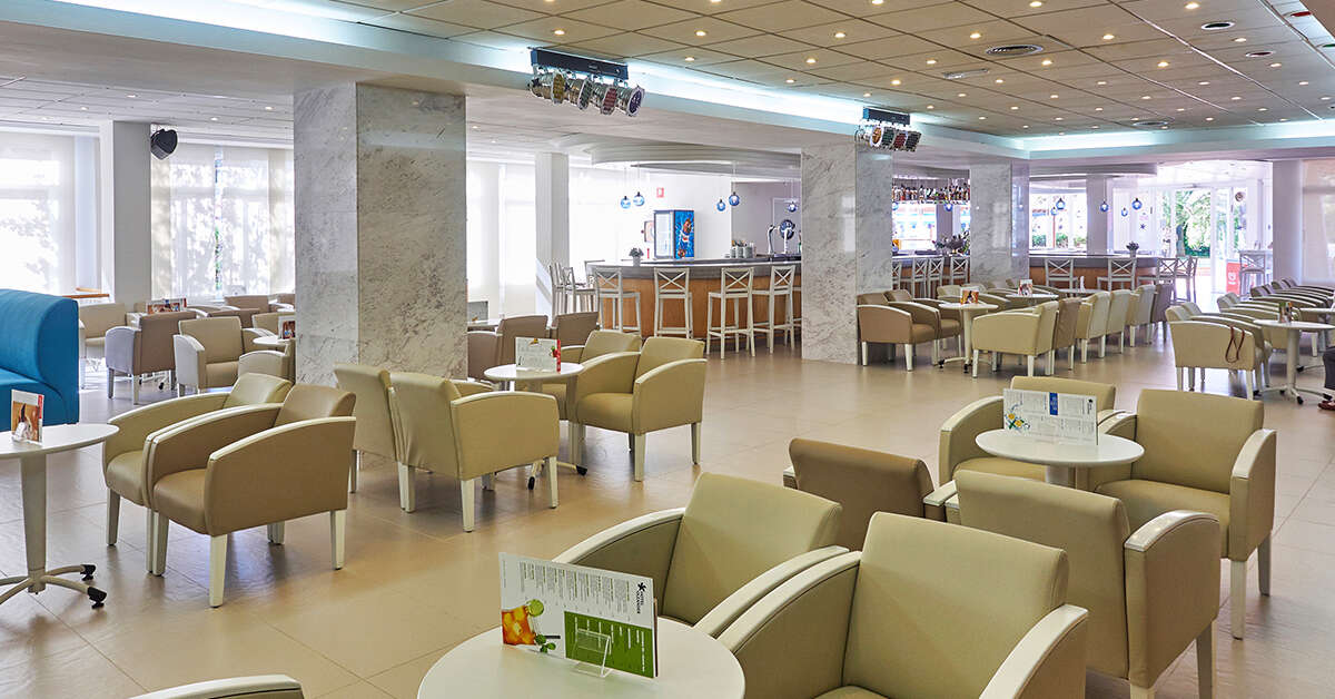 Een foto van het interieur van Hotel Oleander