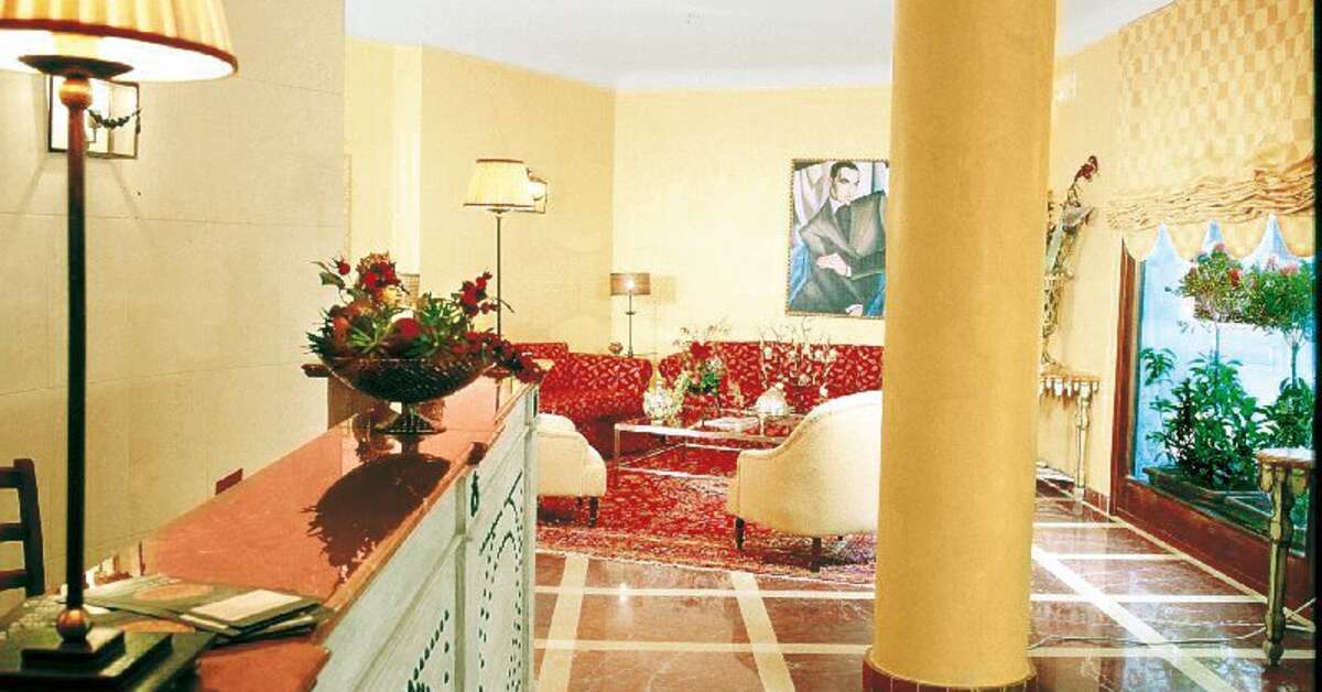 Een foto van het interieur van Hotel Vecchio Borgo