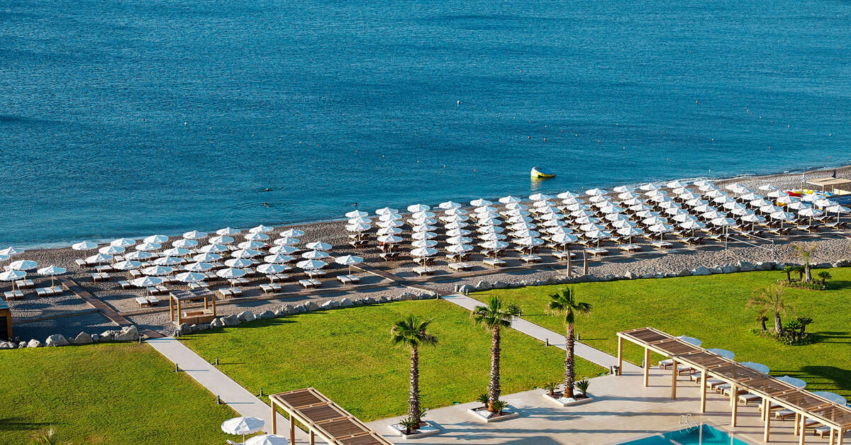 Een foto van het zwembad bij Mitsis Alila Exclusive Resort & Spa
