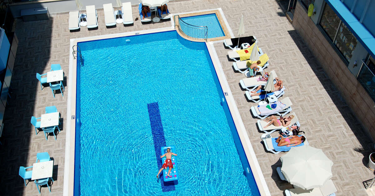 Een foto van het zwembad bij Kleopatra Ramira Hotel
