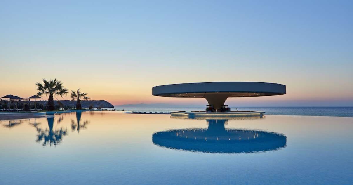 Een foto van het zwembad bij Atlantica Aegean Blue