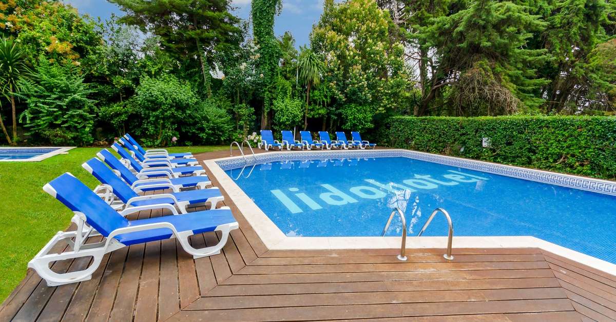Een foto van het zwembad bij Hotel Lido