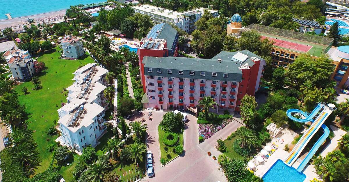 Een foto van een overzicht van Club Aqua Plaza