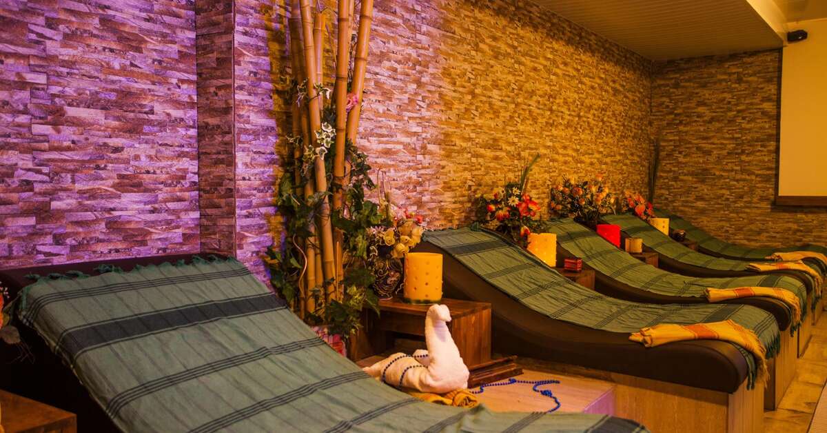 Ein Foto von den Einrichtungen im Oba Time Hotel