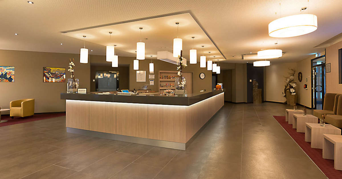 Een foto van het interieur van Parkhotel Cup Vitalis