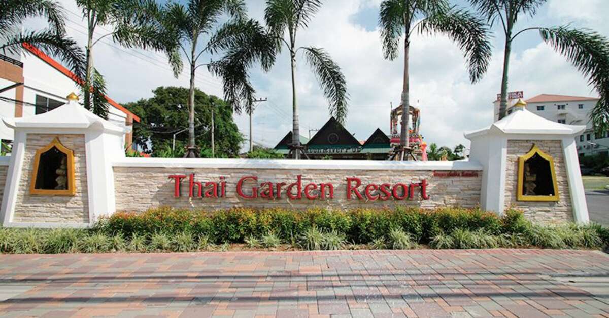 Ein Foto von der Außenansicht des Thai Garden Resort