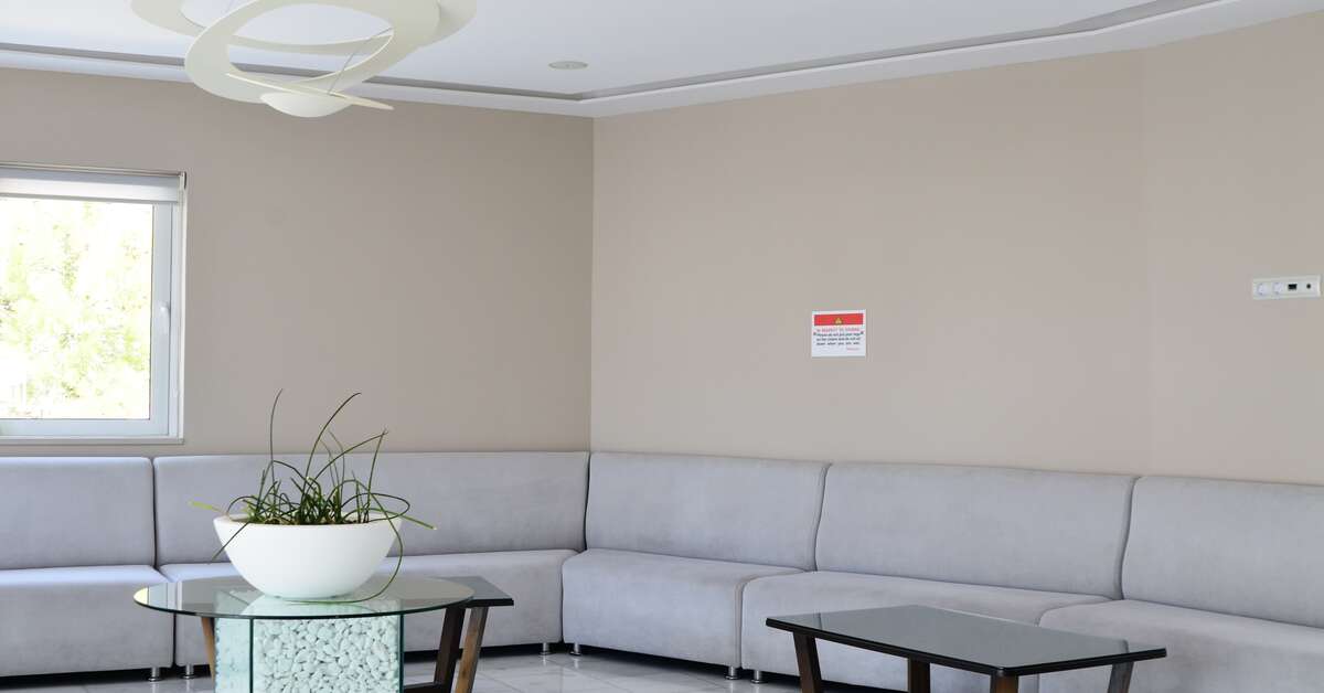 Een foto van het interieur van Pefkos Beach Hotel