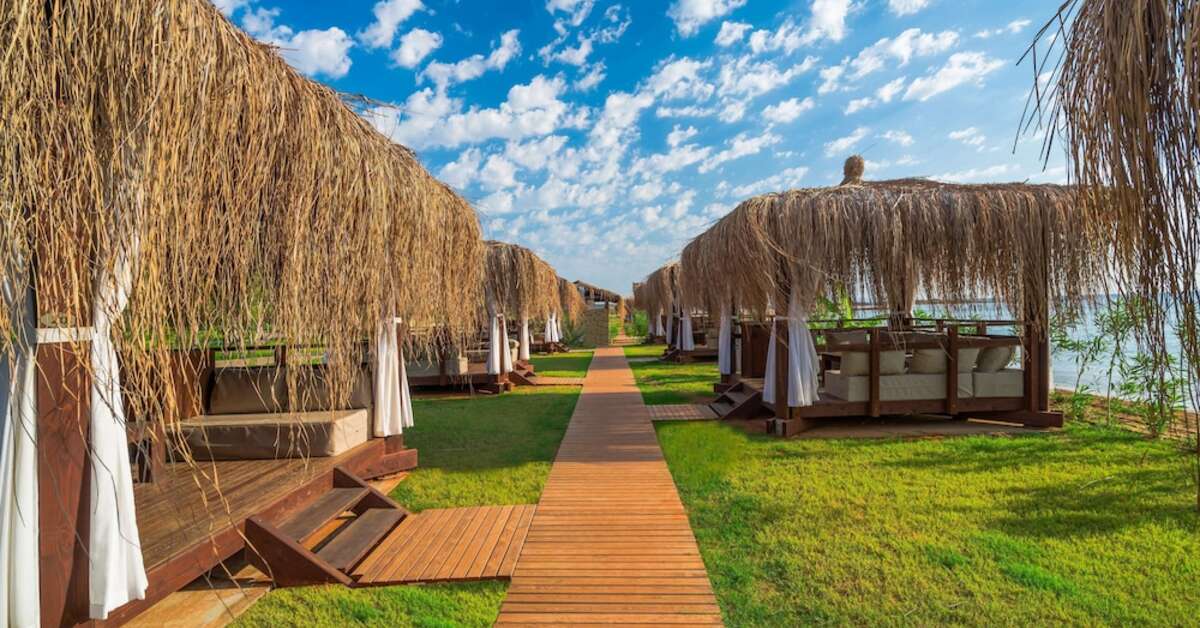 Een foto van het terras bij Concorde Luxury Resort