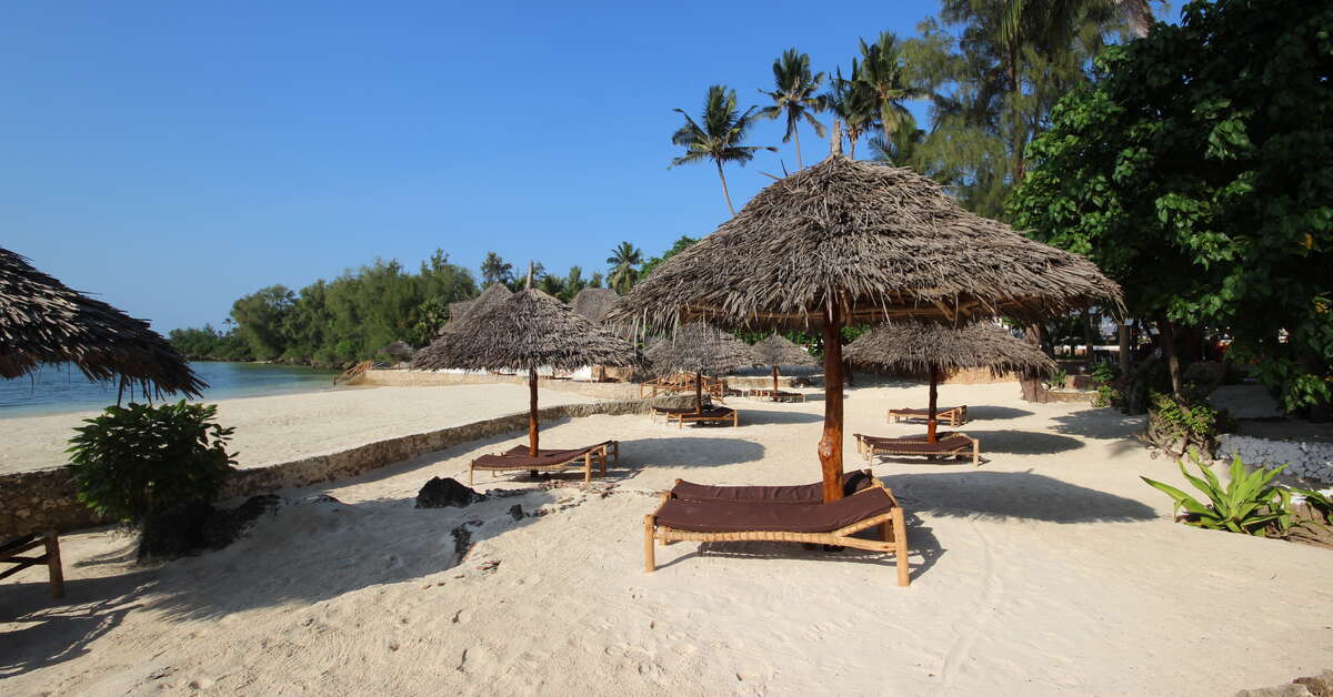 Een foto van het strand bij Paradise Beach Resort Zanzibar