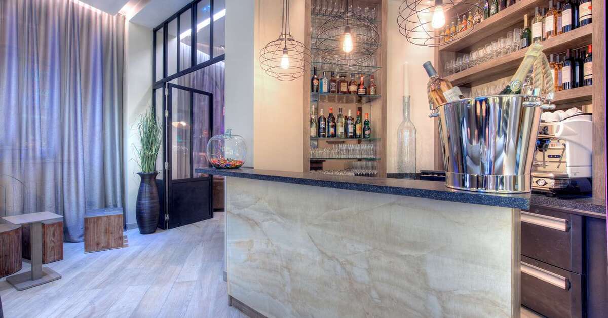 Een foto van het interieur van Best Western Plus Nice Cosy Hotel