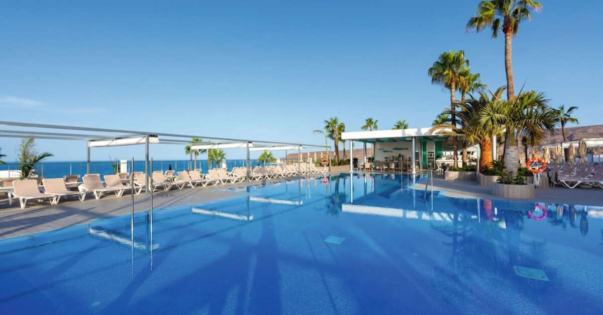 Ein Foto vom Pool im Riu VistaMar