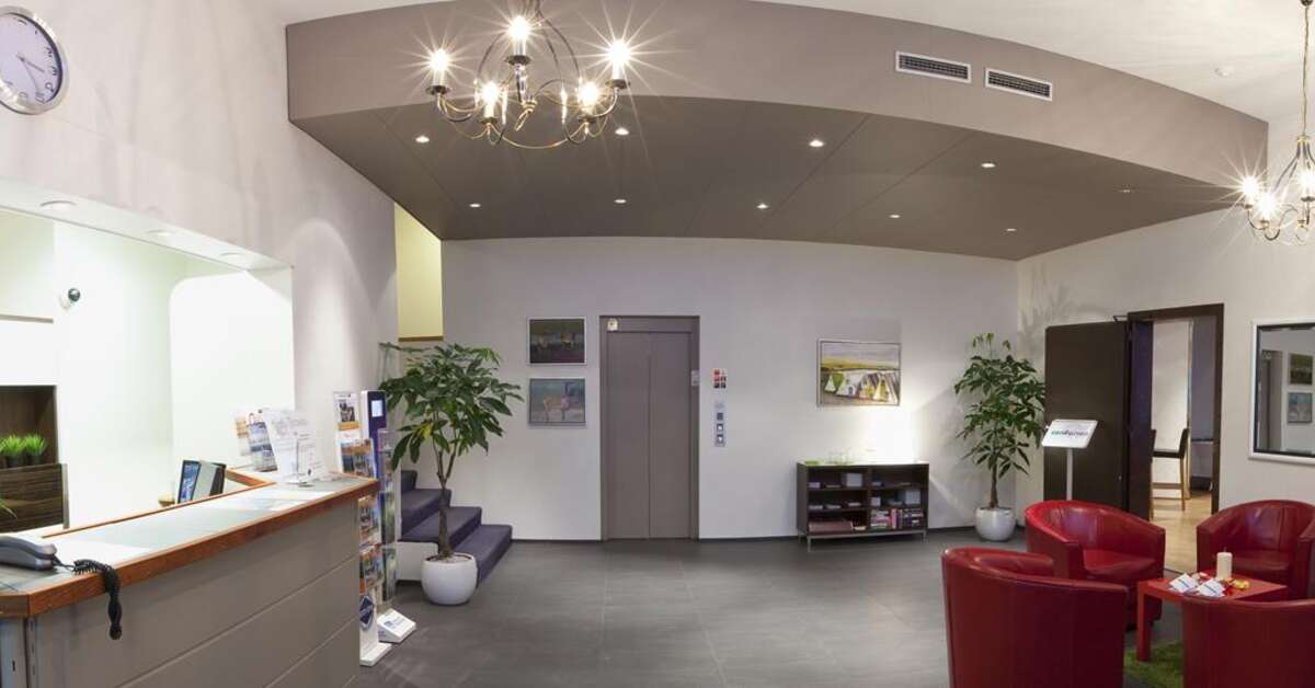 Een foto van het interieur van Fosshotel Lind
