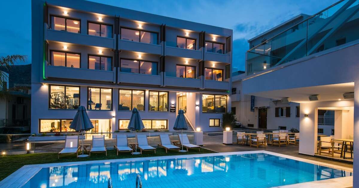 Ein Foto vom Pool im Harma Boutique Hotel