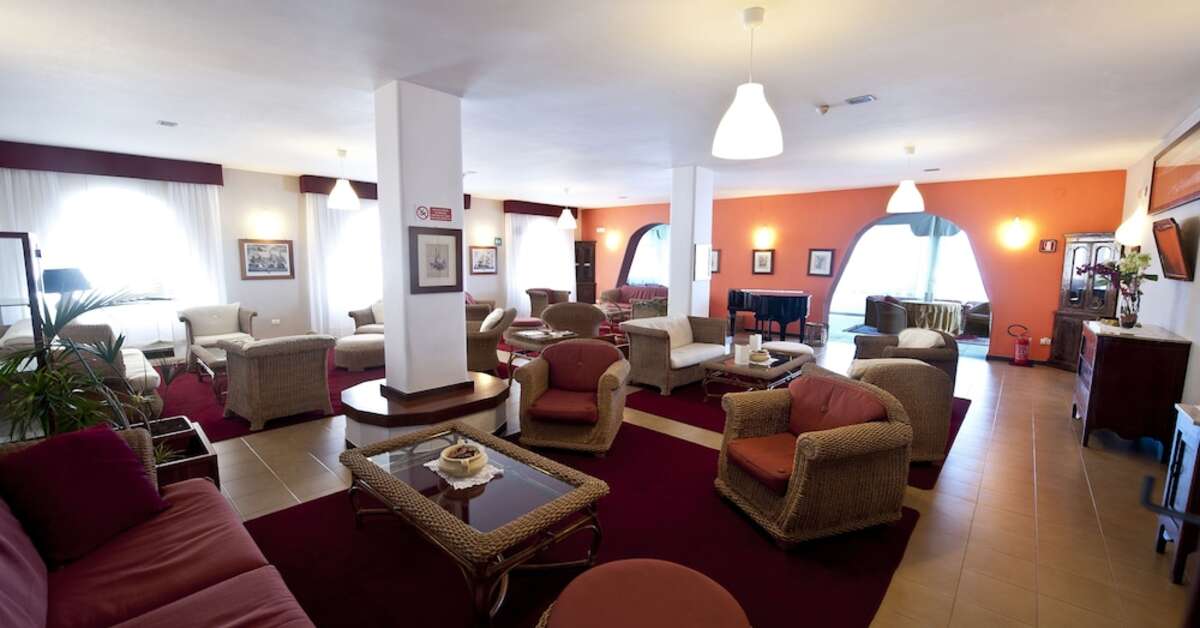 Een foto van het interieur van Hotel Degli Aranci Vieste