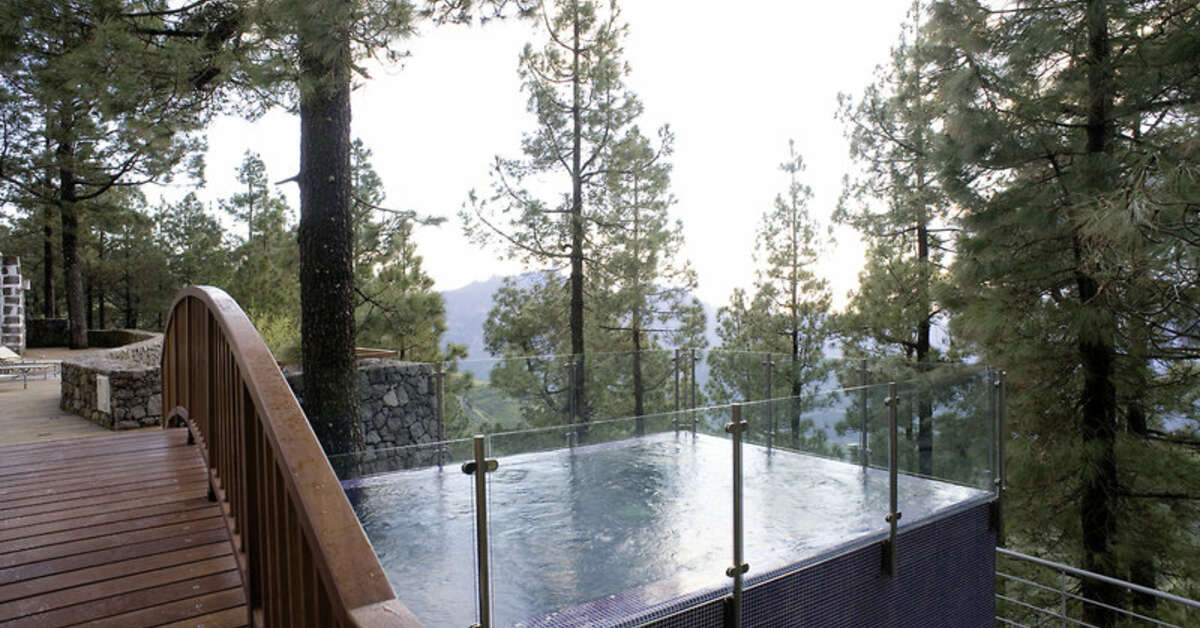 Een foto van het zwembad bij Hotel Parador Cruz de Tejeda