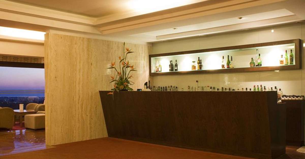Een foto van het interieur van Sao Felix Hotel Hillside & Nature