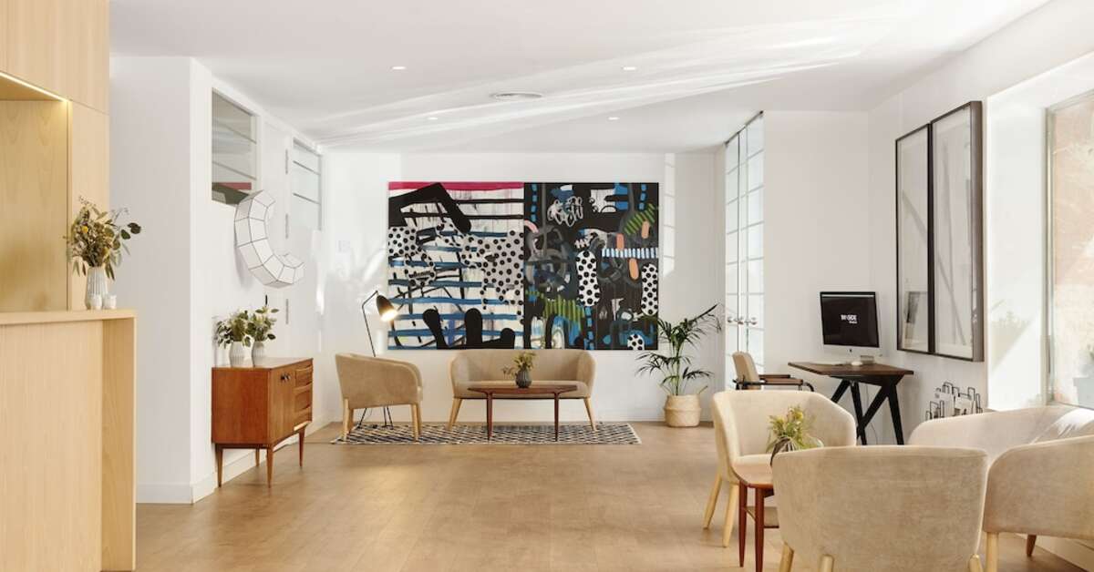 Een foto van het interieur van Innside by Melia Palma Center